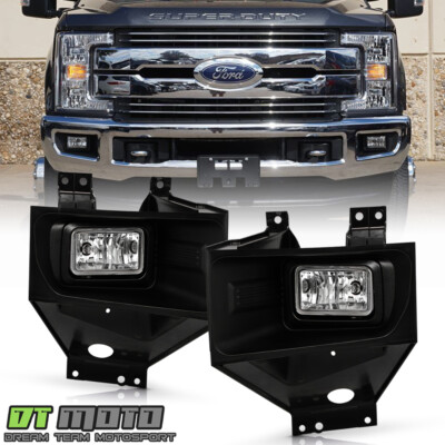 DRFG LED Fog Lights W/DRL For 2008 2009 2010 FORD F250 F350 F450 Super Duty Fog Lamps Assembly Oem Bumper Driving Fog Lights Kit