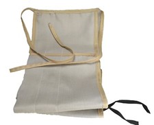  CLASSIC FLY ROD CLOTH BAG, ROD SOCK LIGHT TAN FOR A 3PC 9FT FLY ROD
