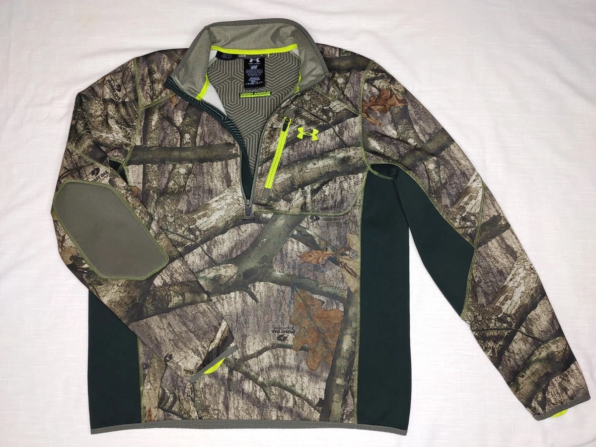 UNDER ARMOUR INFRARED SCENT CONTROL PULLOVER MOSSY OAK TREESTAND CAMO HUNTING