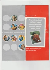 2000 TIGER WOODS FOUDATION GOLF CARD PROMO ($25) START SOMETHING TARGET BOOKLET