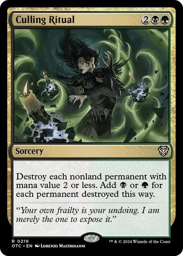 ファイナルファンタジー Culling Ritual 8枚 Culling Ritual X1 Mtg Final Fantasy Nm Borderless Promo | eBay