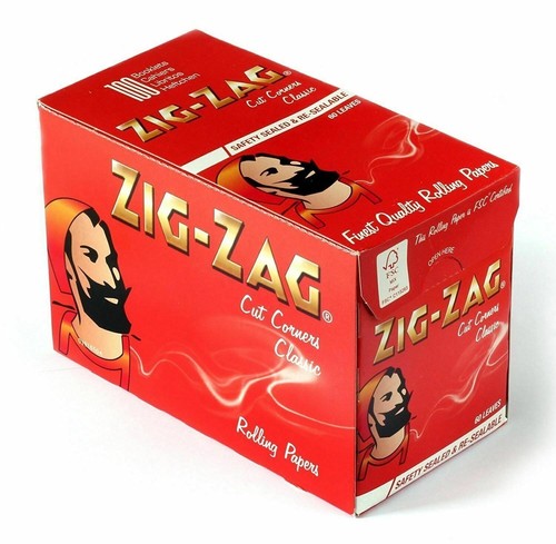 ZIG ZAG RED ROLLING PAPERS REGULAR SIZE 50 / 100 BOOKLETS - Picture 7 of 8