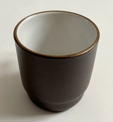 8 HEATH CERAMICS WHITE MATTE BROWN RIM LINE #205 STACK COFFEE MUG DISCONTINUED - Picture 13 of 21