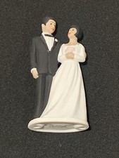1984 Wedding Cake Topper Coast Novelty Mfg. Bride and Groom New NIB
