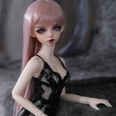 1/4 BJD Doll SD Girl Ball Jointed Body Free Face Make UP+Free Eyes Sexy Dress