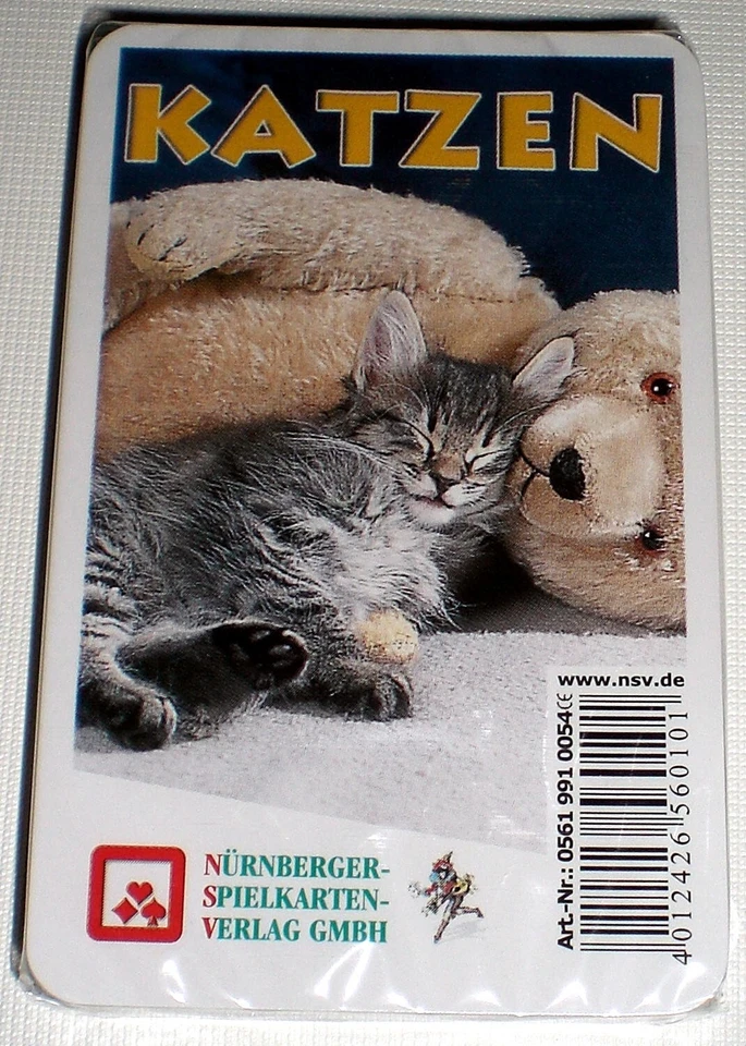 Quartett Nürnberger Spielkarten - Katzen - Bild 1 von 1