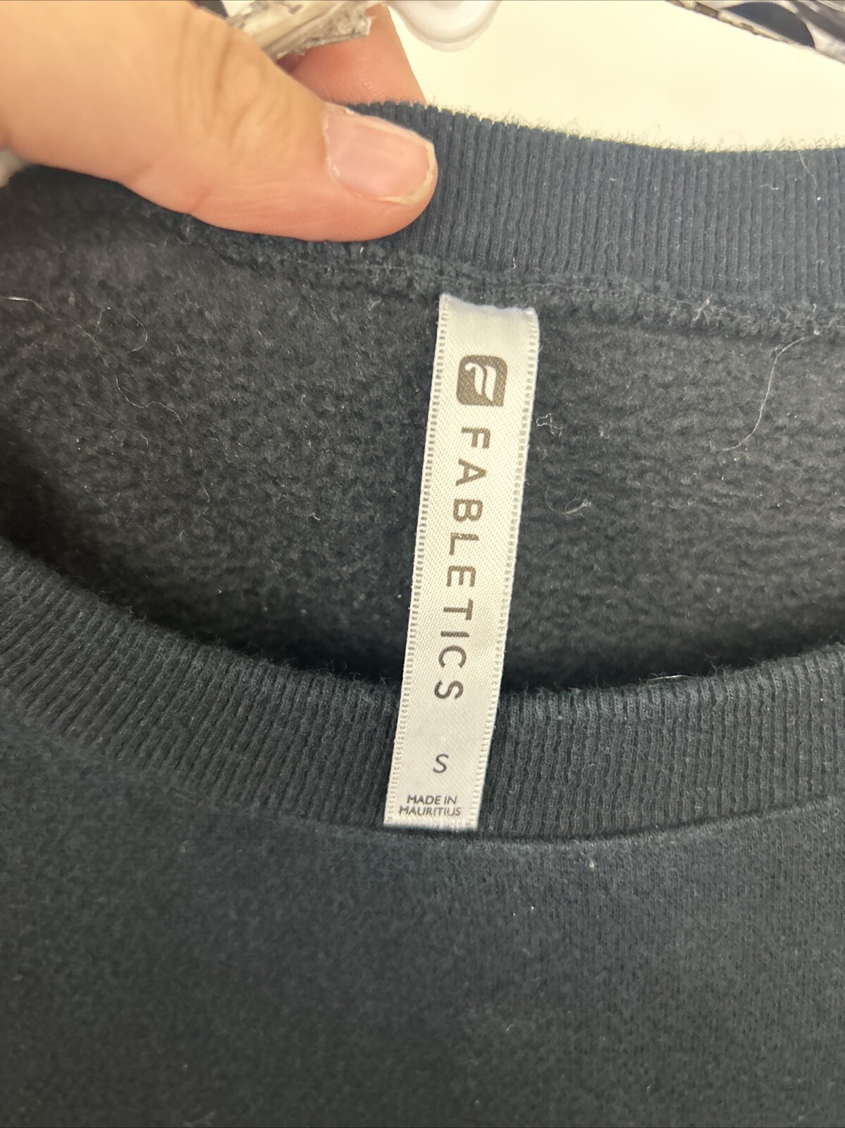 Fabletics Womens Small Pullover Black Sweatshirt … - image 8