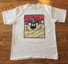 VTG 90s T-Shirt Tasmanian Devil Acme Clothing XL Looney Tunes Warner Bros 1991
