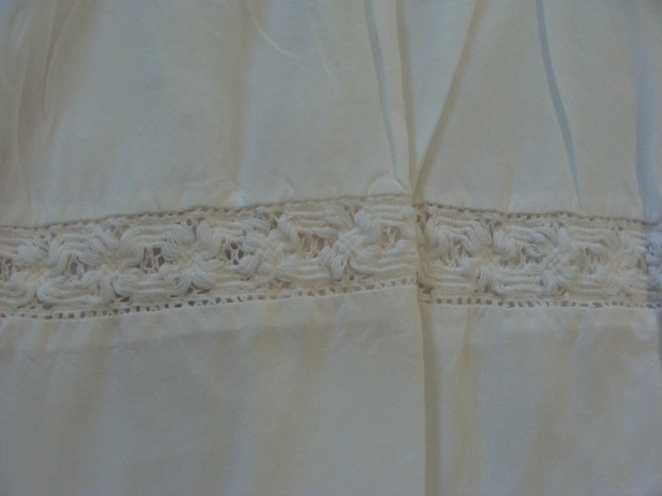 Xhilaration White Tatted-Like Lace Sundress Fully Lined Size XS (4-5) - Image 4 of 4