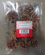 12 Pinecone Ornaments. With hanging rope Christmas Trees, Holiday decorations