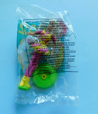Vintage 1994 DANCE MOVES BARBIE on Stand McDonalds Mattel Toy New Unopened