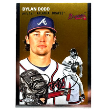 2023 Dylan Dodd Topps Chrome Platinum Anniversary RC Atlanta Braves #214
