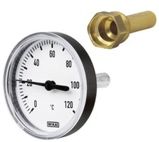 Wika Bimetall Zeigerthermometer Thermometer 0...