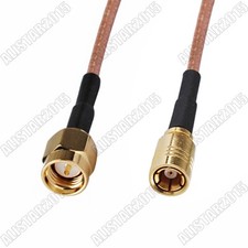SMA male plug to SMB female straight pigtail coax cable RG316 15cm for wireless