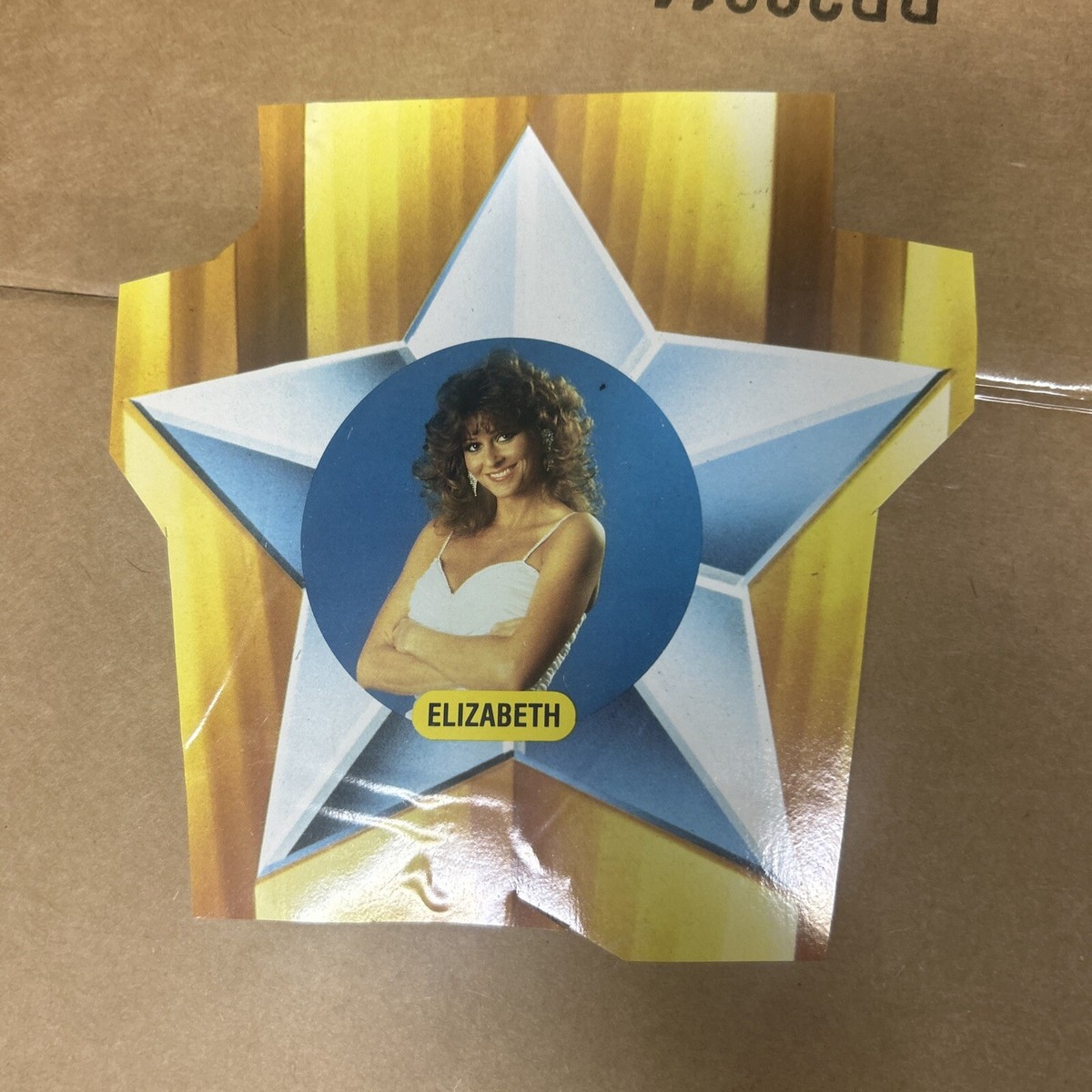 Elizabeth 1989 Sticker Wwf Superstars 6 By 6