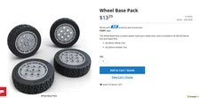 NEW VEX IQ Robotics VIQ Wheel Base Pack 228-3505