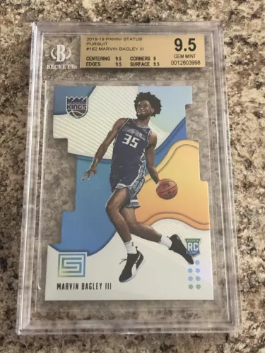 2018-19 Status Marvin Bagley III Pursuit Die Cut RC BGS 9.5 Pop 1 None Higher !!