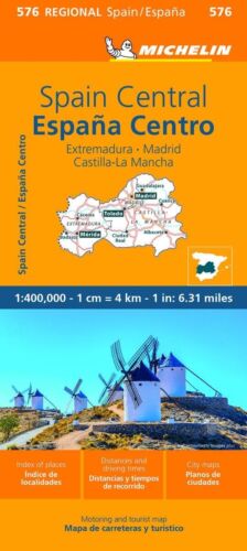 Spanien Zentral, Extremadura, Castilla-La Mancha, Madrid - Michelin Karte 5 - Zdjęcie 1 z 1