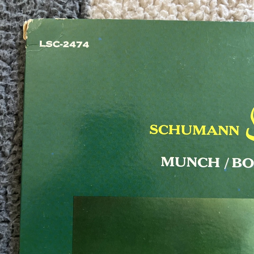 Schumann - Munch / Boston Symphony - Spring Symphony And Manfred Overture VG+/VG - Image 3 of 4