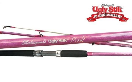 Ugly Stik PINK Spin Fishing Rod - 7'' 4-8 kg 2 Piece