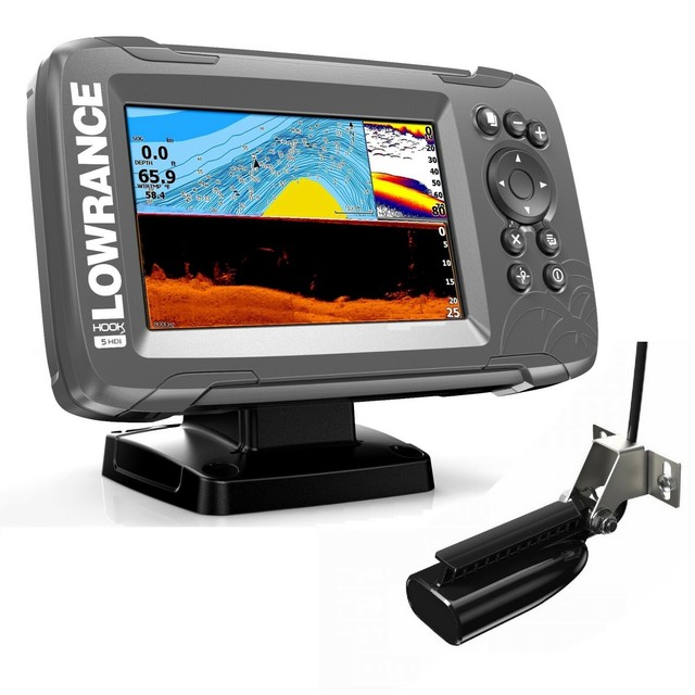 LOWRANCE HOOK2-5 Fishfinder/Chartplotter Combo - SplitShot - HDI - 000-14018-001