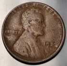 1922 Weak D Lincoln Wheat Cent Penny Us Coin Vg