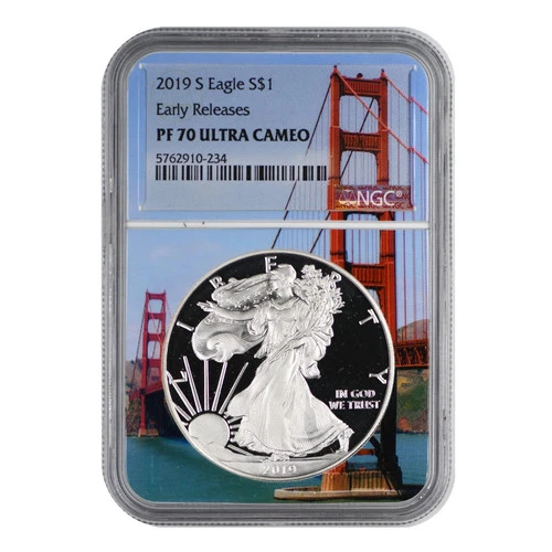 2019-S American Silver Eagle NGC PF-70 ULTRA CAMEO Early Releases