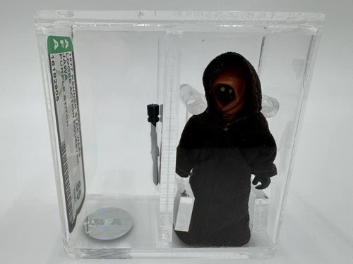 Kenner Star Wars Jawa PURPLE STITCH AFA 85 loose vintage HK Coo