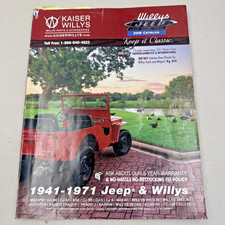 Willys Jeep Kaiser Parts Accessories Catalog 2019 Willys Wagon Truck Jeepster