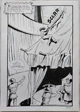 Milo MANARA tavola originale di JOLANDA de Almaviva 58-38 full-page