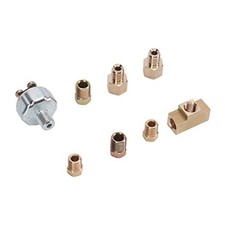 Hydraulic Brake Light Switch Kit in Line Replacement Fittings ABS Metal for