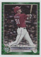 2022 Topps Series 2 Green Foilboard 372/499 Andrew Young #404 10gq