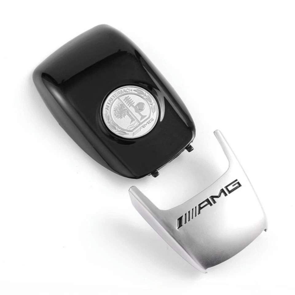 AMG Emblem Logo Schlüssel-Abdeckung Für Mercedes-Benz C E S GLC Klasse - Bild 2 von 4