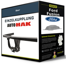 Starre Anhängerkupplung für FORD Fusion 08.2002-09.2005 Typ JU Auto Hak NEU