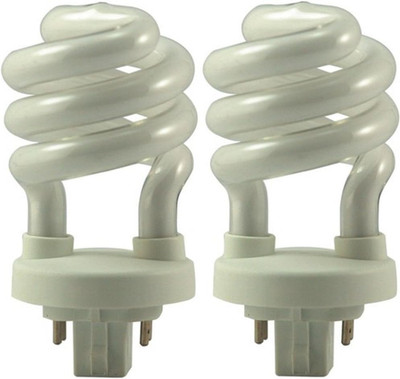 Eiko SP13/27-4P Model Compact Fluorescent Light Bulb (2-Pack), 13 Watts, G24Q-1 