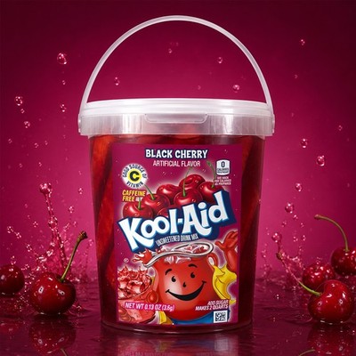 Viral Kool Aid Black Cherry Pineapple Slices in Coconut Water 1,3 kg
