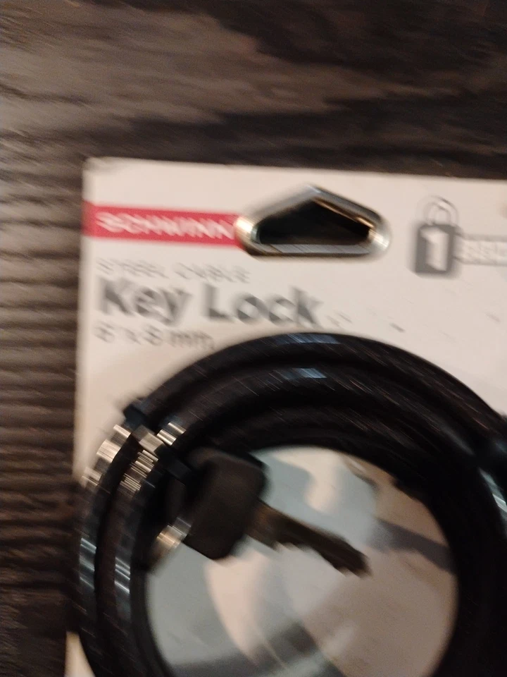 Schwinn Twisted Steel Cable Keyed Bike Lock 6' x 8mm, NIP - Image 2 of 4