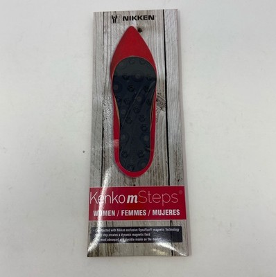 Nikken Kenko mSteps Insoles Black - Women 5-9 (20213)