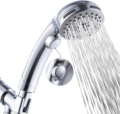#ad High Pressure 6 Setting Shower Head Hand Held with ON OFF Switch and Spa Spray M $36.30