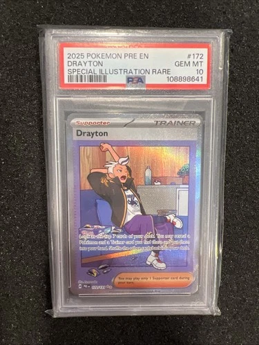 Drayton 172/131 Sv: Prismatic Evolutions Holo PSA 10 GEM MINT