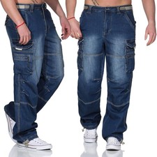 Jet Lag Herren Cargo Jeans Hose Herrenhose Cargohose Jeanshose Safety B Long
