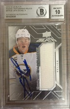 Jack Eichel Signs Exclusive Autograph Card Deal with Leaf 5