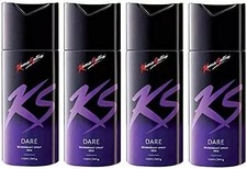 Kamasutra Deodorant For Men DARE 150 Ml Pack Of 4 Deodorants  Antiperspirants
