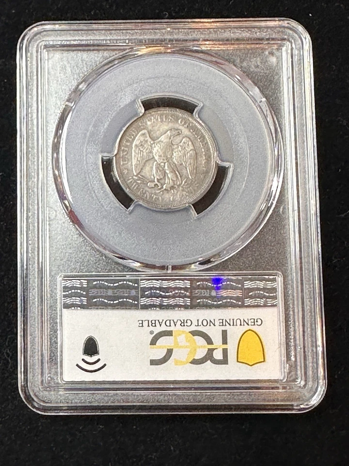 1875-S Twenty Cent Piece 20c PCGS VF Details 90% Silver Rare Denomination - Image 2 of 2