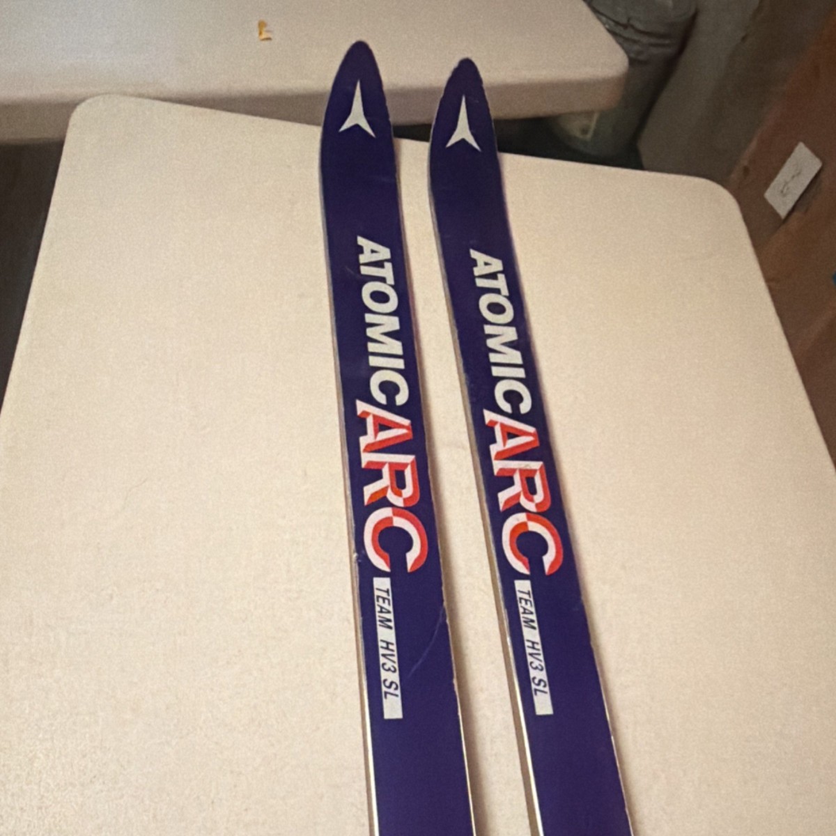 Atomic ARC Team HV3 SL Racing Skis 205 cm Blue Red White with