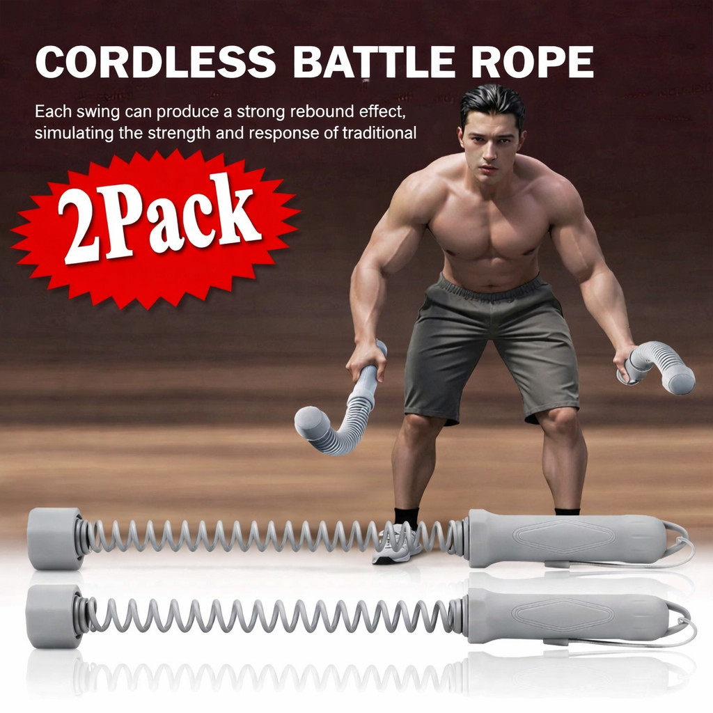 2 PACK Adjustable Spring Exerciser Power Twister Arm Chest Strength Trainer
