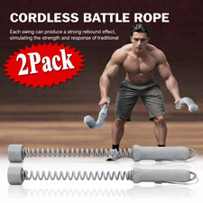 2 PACK Adjustable Spring Exerciser Power Twister Arm Chest Strength Trainer