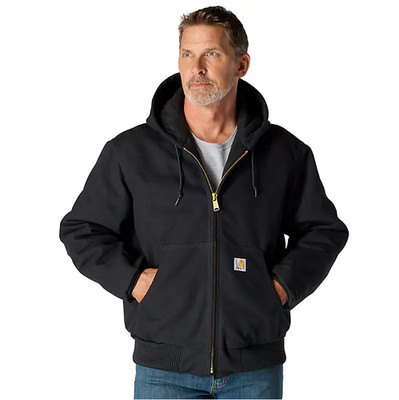 FLASH SALE  Carhartt Men's Black Duck Insulated Active Hooded Jacket