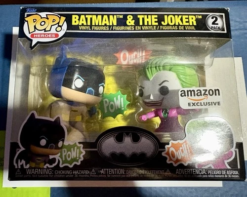 Funko Pop! Vinyl: DC Universe - Batman & The Joker 2-Pack - Amazon (Exclusive)