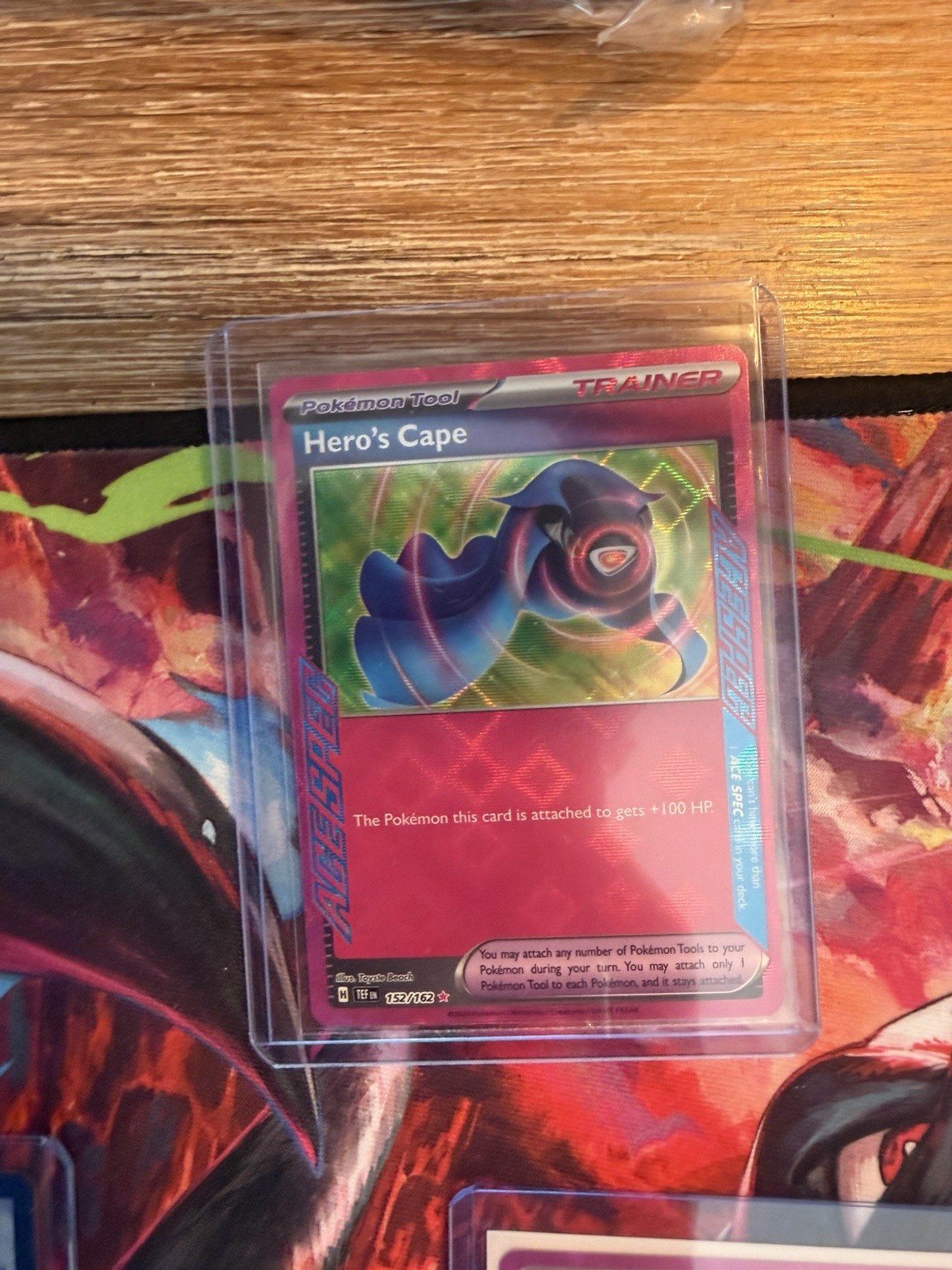 Hero’s Cape 152/162 | NM | Temporal Forces | Pokemon TCG